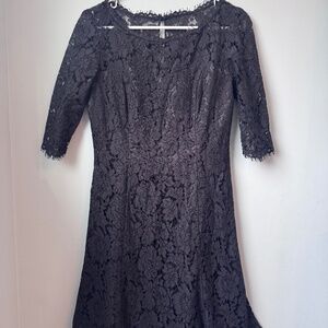 Eliza J lace dress Size 6 Black